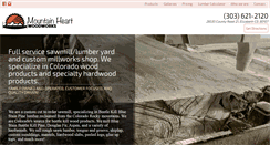 Desktop Screenshot of mountainheartwoodworks.com